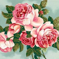 Оригинал схемы вышивки «розы» (№60002)