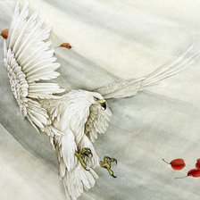 Схема вышивки «Белый орел»