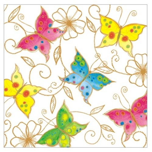 Подушка"Бабочки" - бабочки, подушка, живопись - оригинал