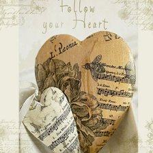 Схема вышивки «Сердца»