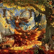 Схема вышивки «Осенняя сказка»