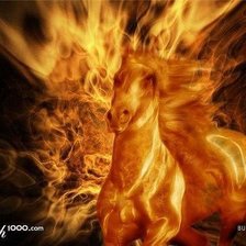 Схема вышивки «огненый конь»