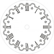 Оригинал схемы вышивки «часы» (№79760)