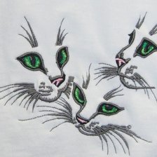 Схема вышивки «Кошки»