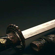 Схема вышивки «меч самурая»
