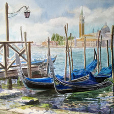 Схема вышивки «Серия "Пейзаж. Венеция"»