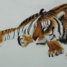 Оригинал схемы вышивки «Тигр» (№84940)