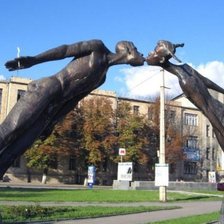 Схема вышивки «Памятник влюбленным в Харькове»