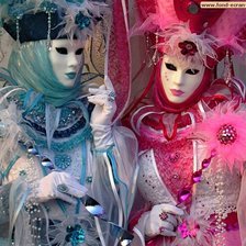 Схема вышивки «карнавал в венеции 2»