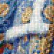 Предпросмотр схемы вышивки «дед мороз и снегурочка» (№91223)