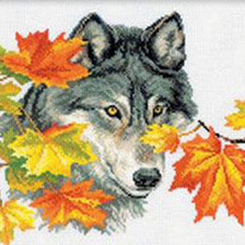 Оригинал схемы вышивки «Волк» (№96980)