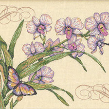 Оригинал схемы вышивки «орхидея» (№104294)