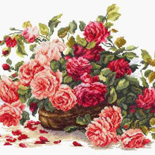 Оригинал схемы вышивки «Розы» (№104913)