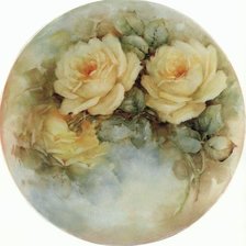 Схема вышивки «желтые розы»
