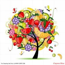 Схема вышивки «плодовое дерево»