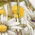 Предпросмотр схемы вышивки «букет полевых цветов с бабочкой» (№114867)