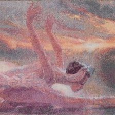 Оригинал схемы вышивки «Балерина на закате» (№115011)