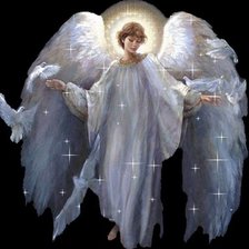 Схема вышивки «ангел мира»