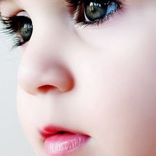 Схема вышивки «Глаза ребёнка.»