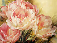 Оригинал схемы вышивки «тюльпаны» (№127090)