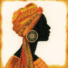 Схема вышивки «Негритянка»