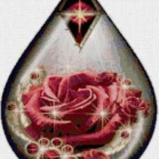 Схема вышивки «Отражение Розы»