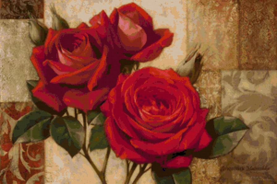 Розы - букет, душистые розы, роза, розы, цветы, лепестки - предпросмотр