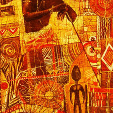 Оригинал схемы вышивки «Африка триптих 2» (№136489)