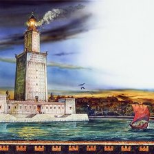 Схема вышивки «Александрийский маяк»