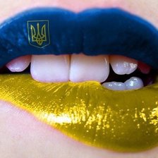 Схема вышивки «губи україни»
