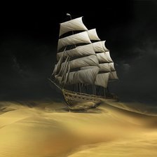 Схема вышивки «Корабль Пустыни»