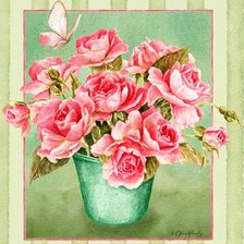 Оригинал схемы вышивки «розы» (№146792)