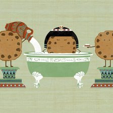 Схема вышивки «печенька-клеопатра»