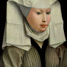 Оригинал схемы вышивки «Вейден Рогир ван де.Портрет молодой женины.» (№158699)