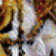 Предпросмотр схемы вышивки «тигр гравюра - фреска» (№159975)