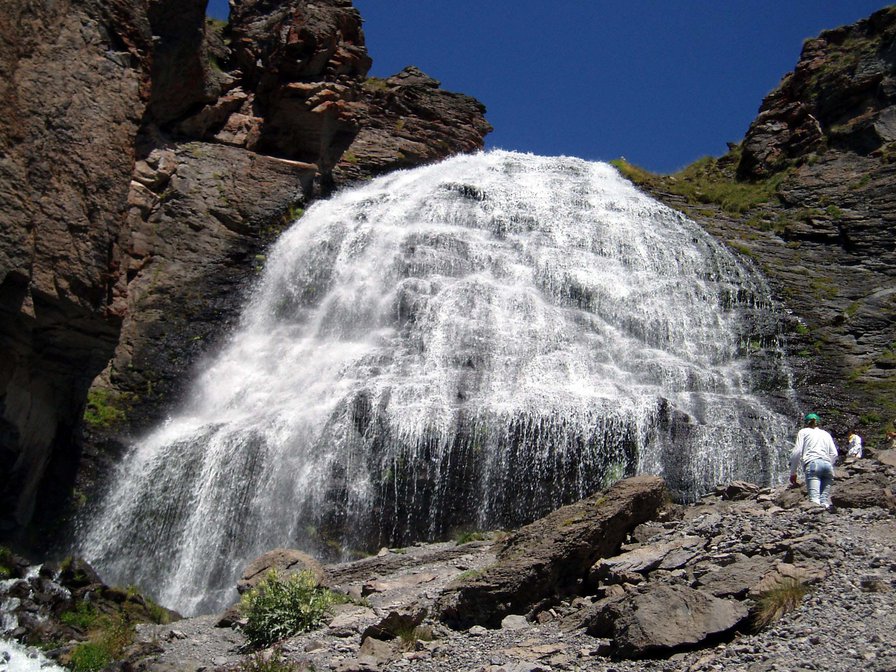 Водопад - природа, водопад, горные реки - оригинал