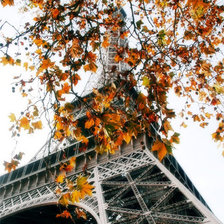 Схема вышивки «Париж осенью»