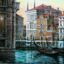 Схема вышивки «Венеция. В. Строзер»