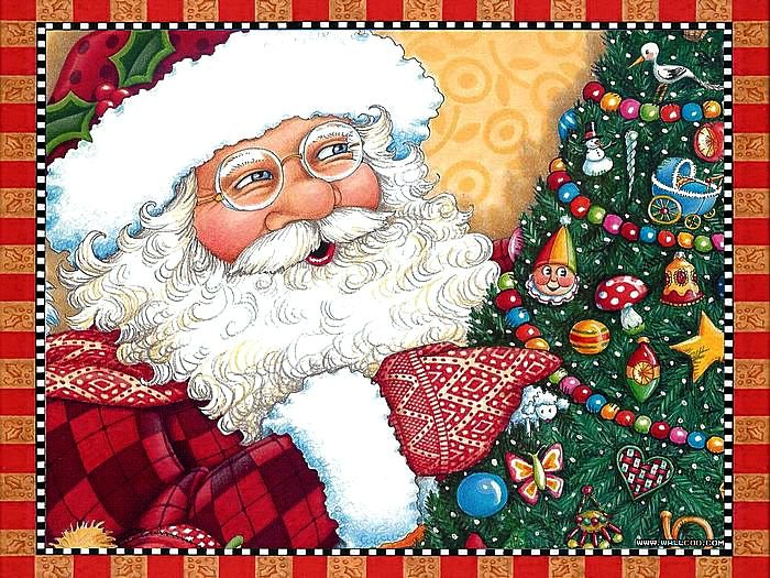 Добрый Санта - дед мороз, новогоднее, санта-клаус - оригинал