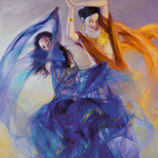 Схема вышивки «Ветер танца»