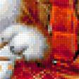Предпросмотр схемы вышивки «Серия "Рисованные коты" У камина» (№169974)