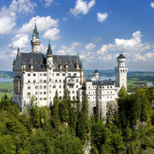 Схема вышивки «замок Германии»