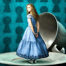 Схема вышивки «Алиса в стране чудес»