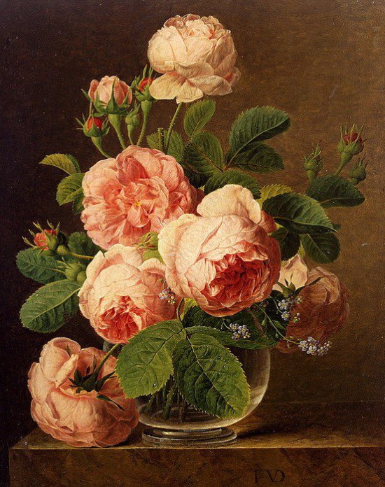 Розы - розы, ваза, цветы, букет - оригинал