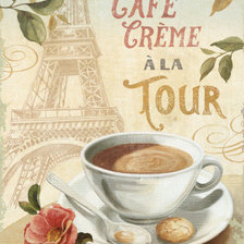 Схема вышивки «Кофе в Париже»