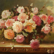 Оригинал схемы вышивки «Розы из сада» (№178146)