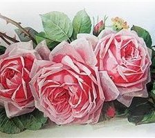 Оригинал схемы вышивки «Прекрасные розы от Лонгре. Фрагмент 2» (№178881)