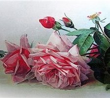 Оригинал схемы вышивки «Прекрасные розы от Лонгре. Фрагмент 1» (№178895)
