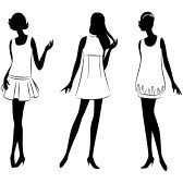 Схема вышивки «Девушки»
