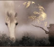 Схема вышивки «ежик в тумане и лошадь»